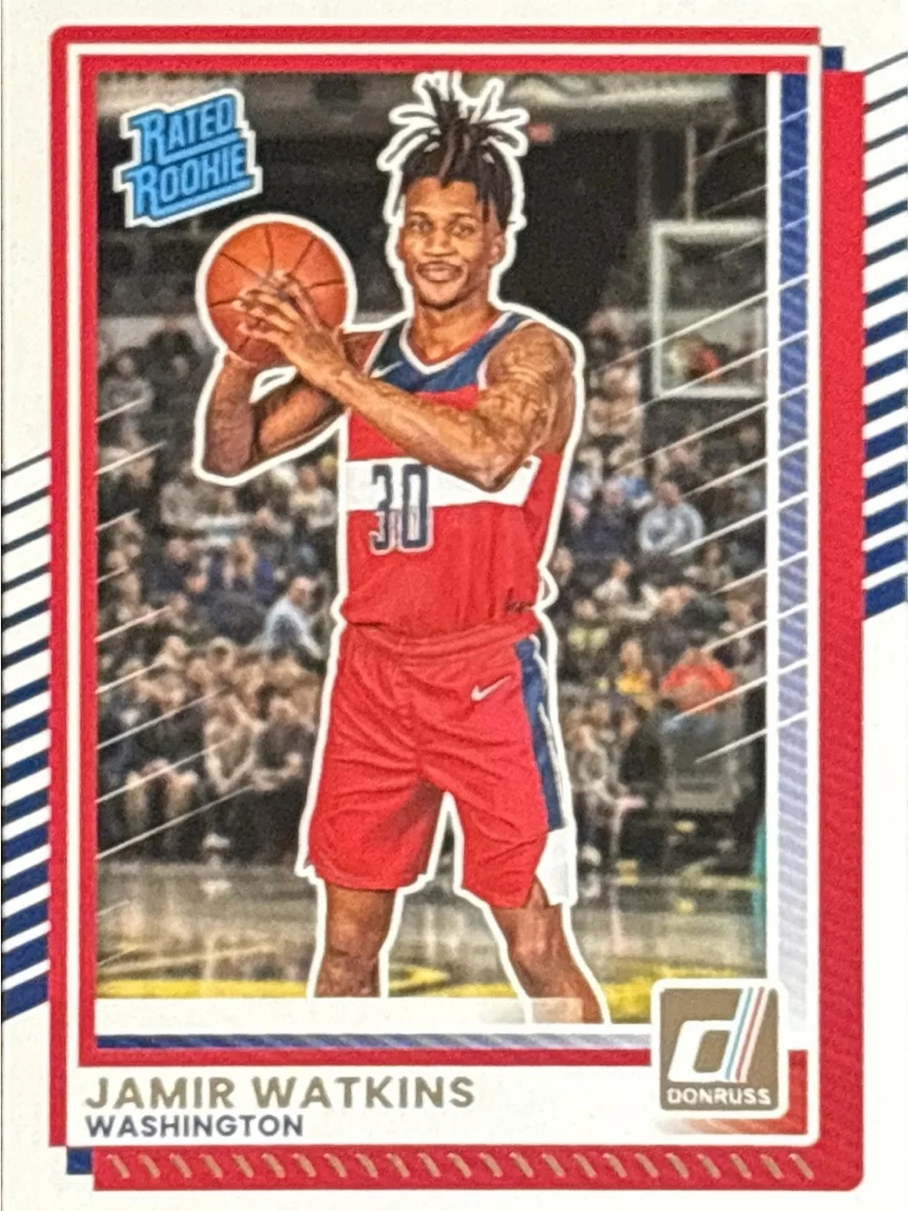 Panini Donruss Jamir Watkins Rated Rookie Basketball Trading Card
